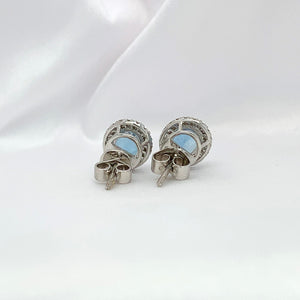 "Bleu" - Gemstone Earrings - Ebony Jewellery Chichester - Bespoke by Ebony