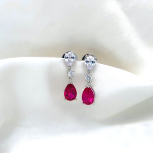 "Cecily" - Platinum-Plated Earring - Ebony Jewellery Chichester - Bespoke by Ebony