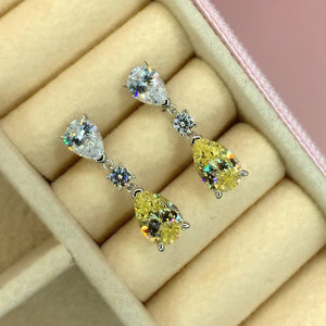 "Cecily" - Platinum-Plated Earring - Ebony Jewellery Chichester - Bespoke by Ebony