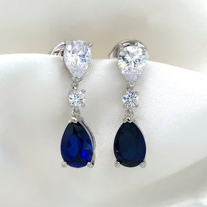 "Cecily" - Platinum-Plated Earring - Ebony Jewellery Chichester - Bespoke by Ebony