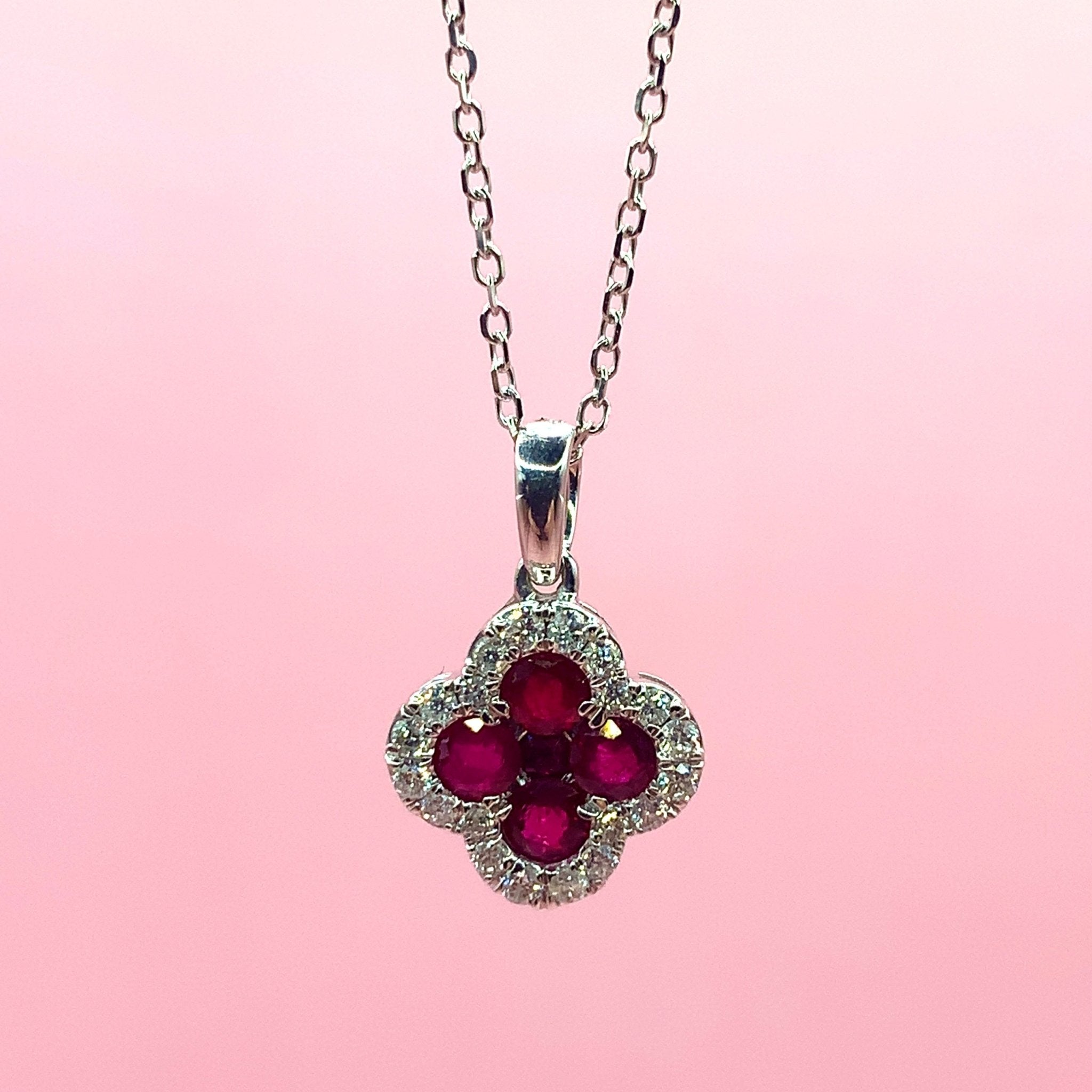 "Clover" - Gemstone Pendants - Ebony Jewellery Chichester - Bespoke by Ebony