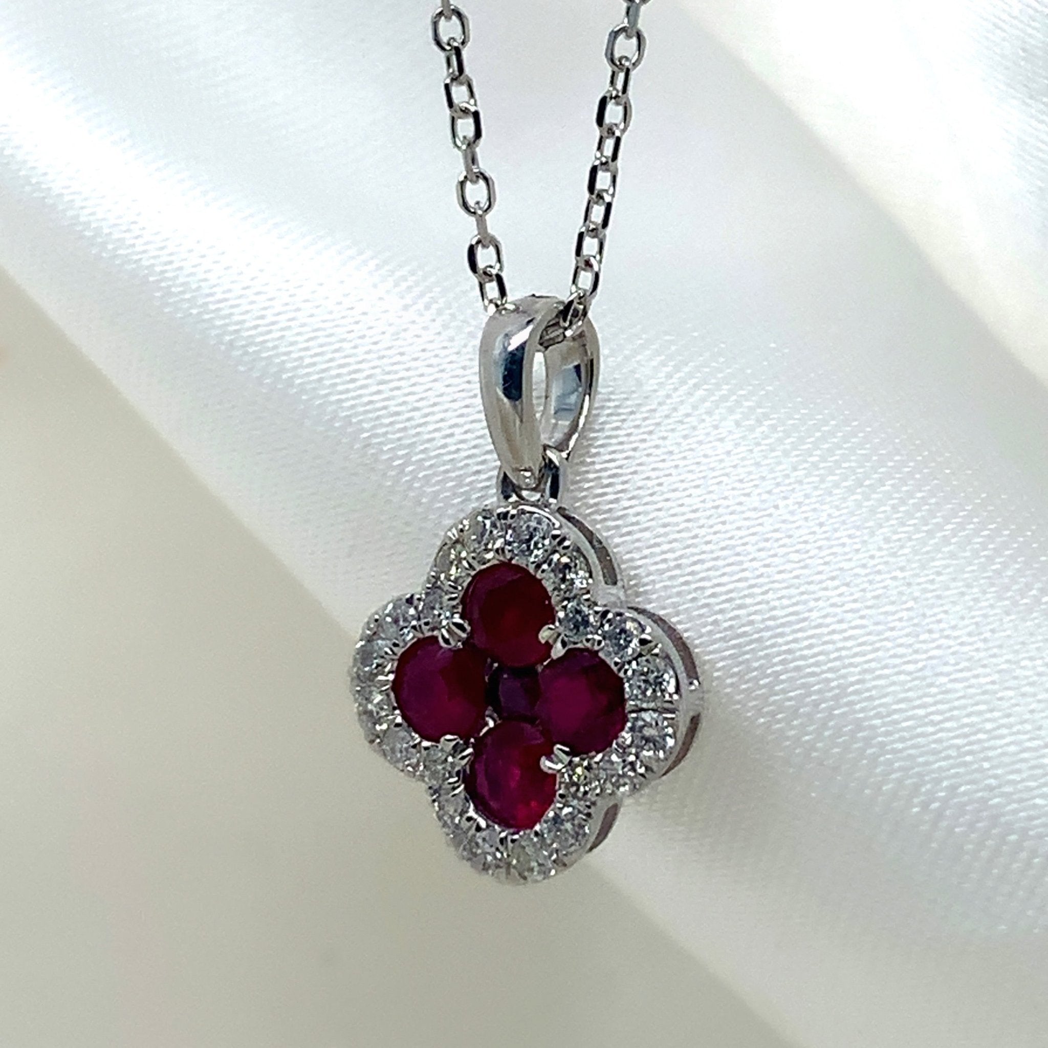 "Clover" - Gemstone Pendants - Ebony Jewellery Chichester - Bespoke by Ebony