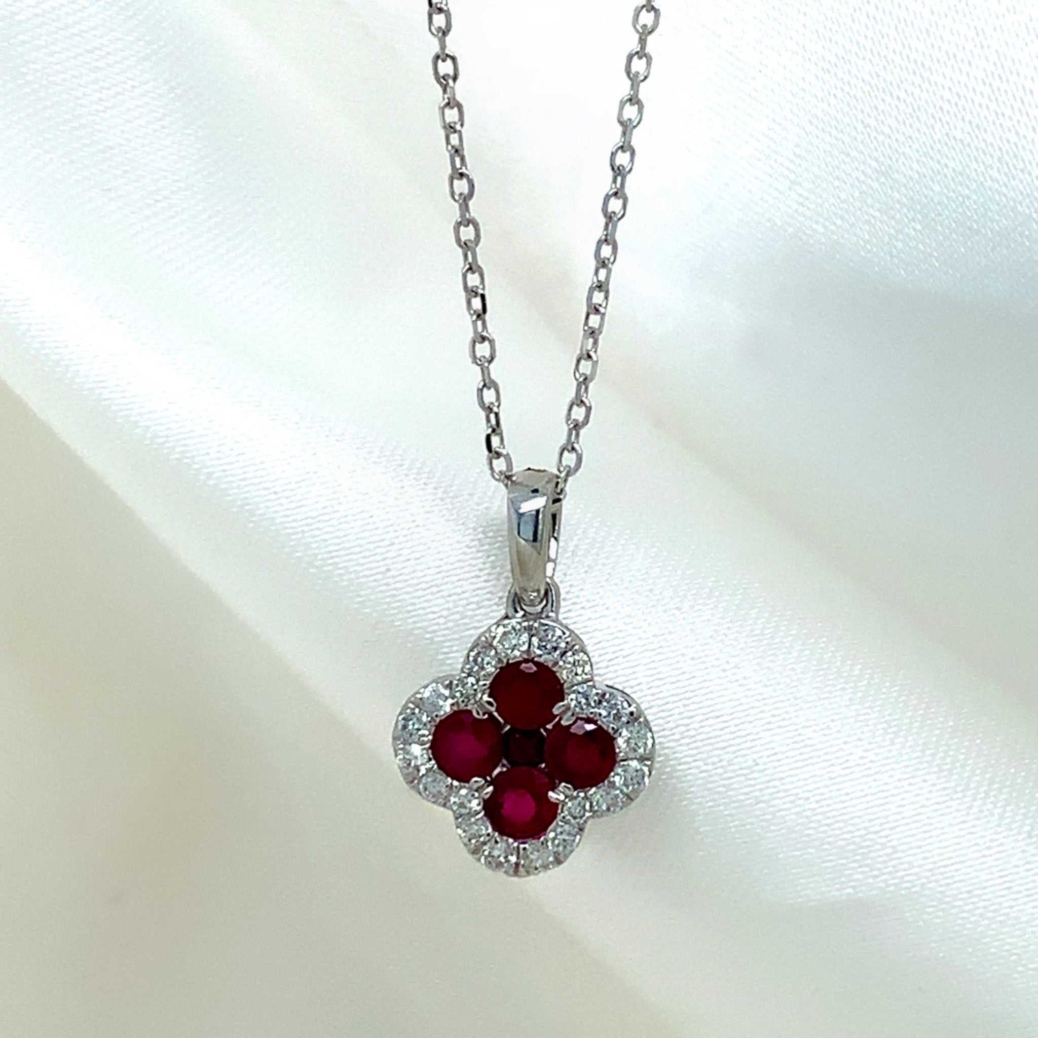 "Clover" - Gemstone Pendants - Ebony Jewellery Chichester - Bespoke by Ebony