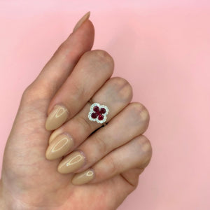 "Clover" - Gemstone Ring - Ebony Jewellery Chichester - Bespoke by Ebony