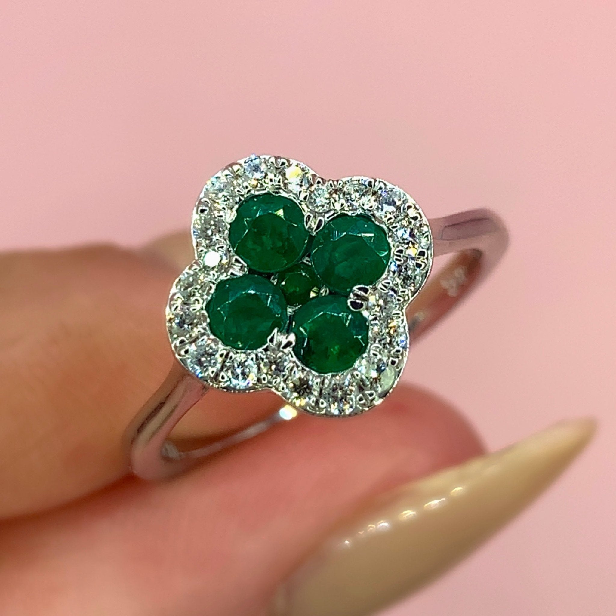 "Clover" - Gemstone Ring - Ebony Jewellery Chichester - Bespoke by Ebony