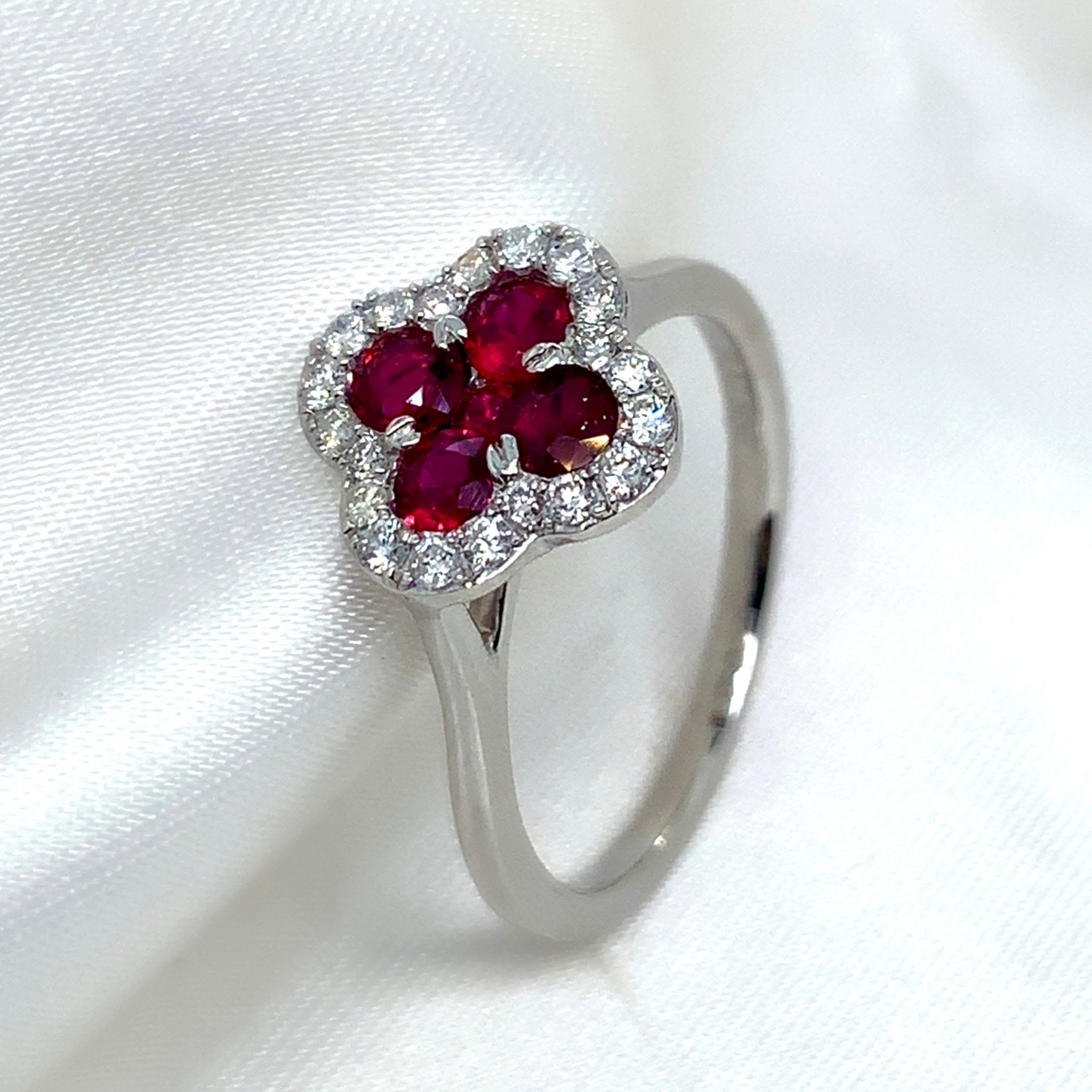 "Clover" - Gemstone Ring - Ebony Jewellery Chichester - Bespoke by Ebony
