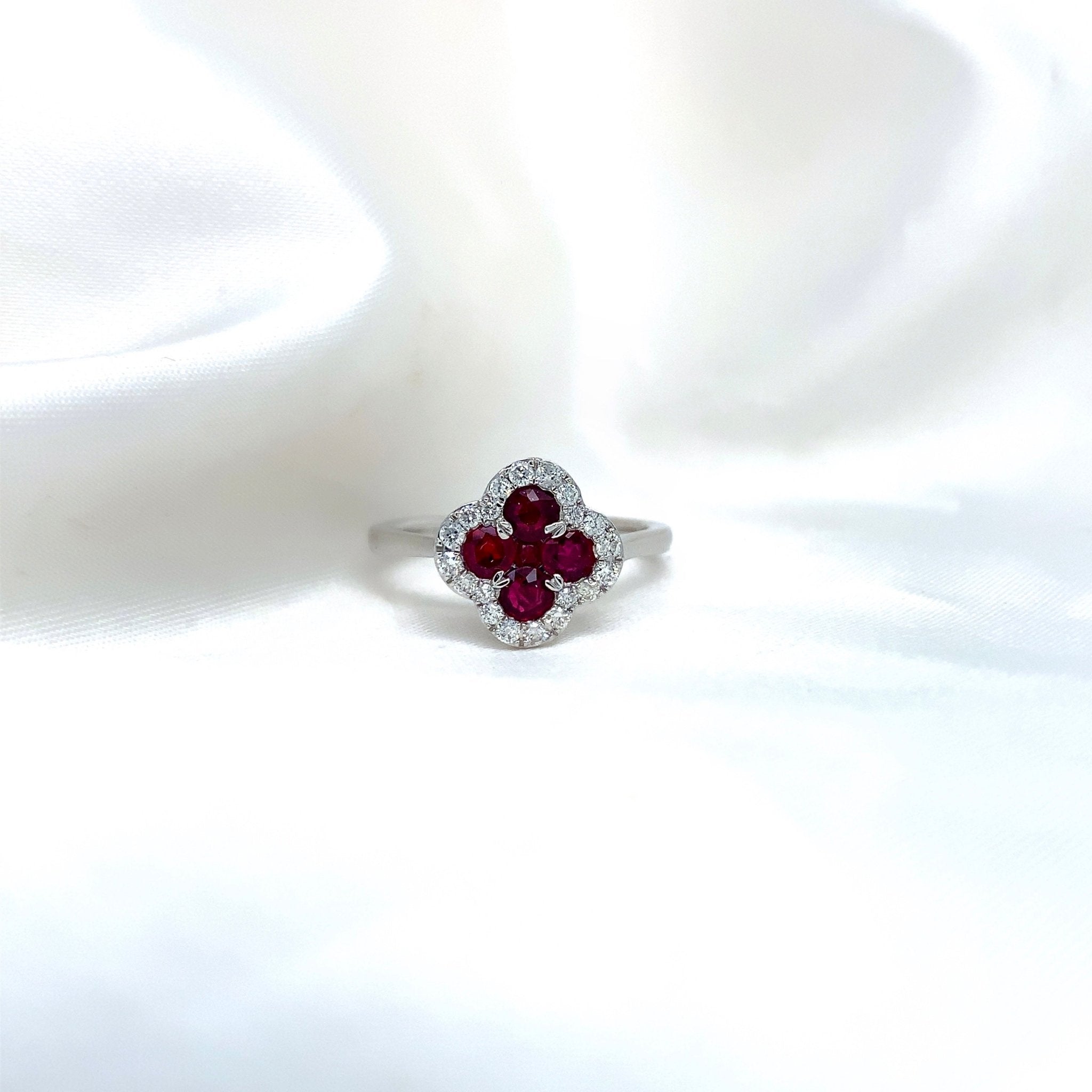 "Clover" - Gemstone Ring - Ebony Jewellery Chichester - Bespoke by Ebony