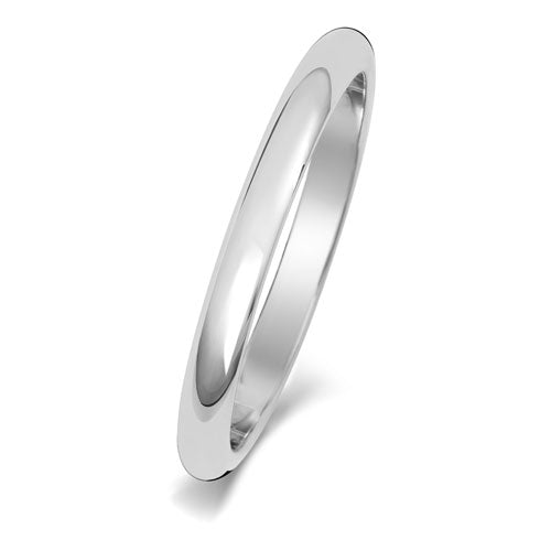 D Shape - Wedding Band - Ebony Jewellery