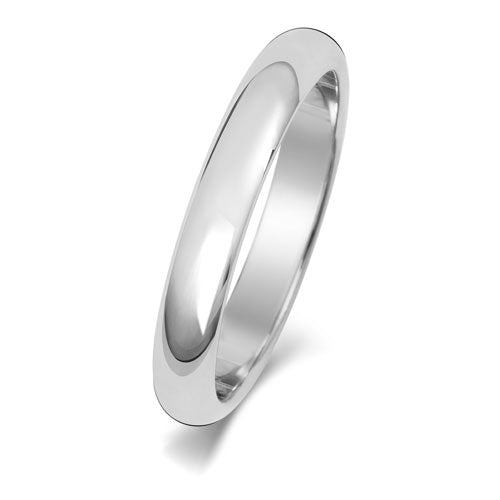D Shape - Wedding Band - Ebony Jewellery