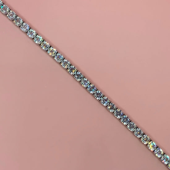 Dorothy - Platinum-Plated Bracelet - Ebony Jewellery