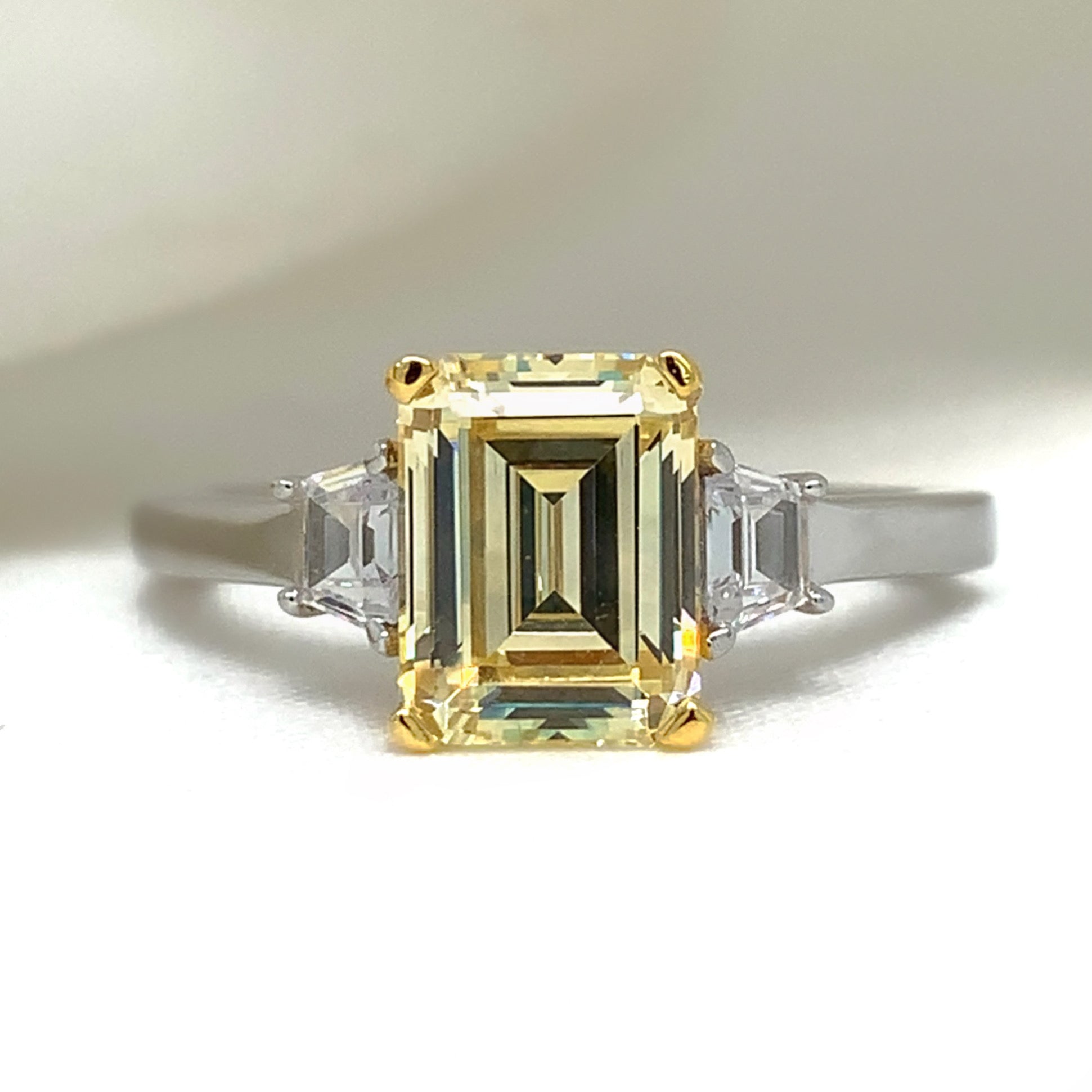 "Erin" - Platinum-Plated Ring - Ebony Jewellery Chichester - Bespoke by Ebony