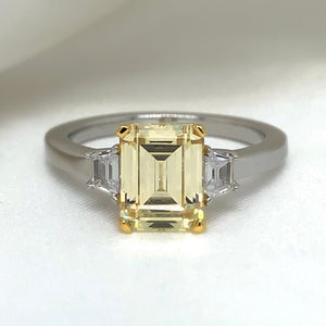 "Erin" - Platinum-Plated Ring - Ebony Jewellery Chichester - Bespoke by Ebony