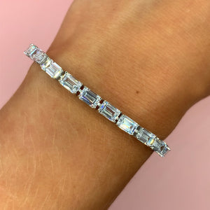 "Felicity" - Platinum-Plated Bracelet - Ebony Jewellery Chichester - Bespoke by Ebony