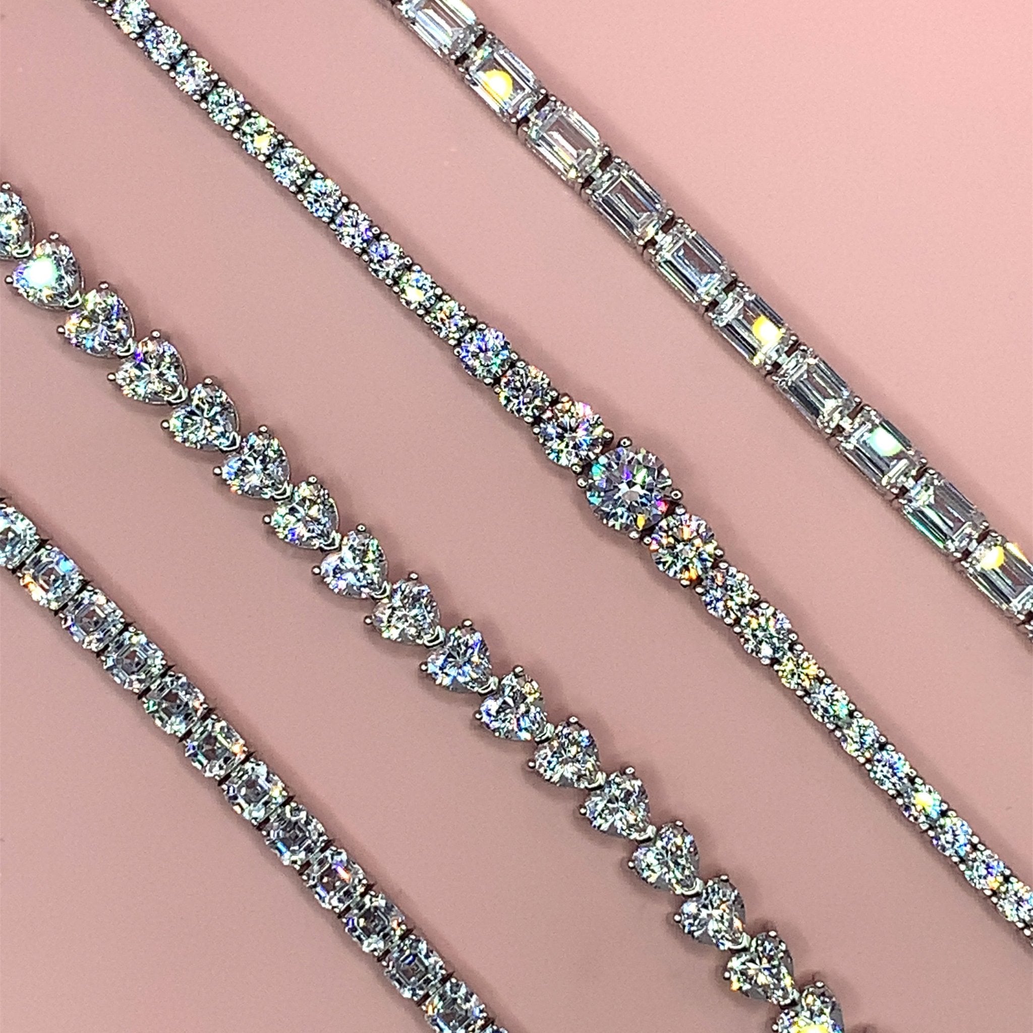 "Felicity" - Platinum-Plated Bracelet - Ebony Jewellery Chichester - Bespoke by Ebony