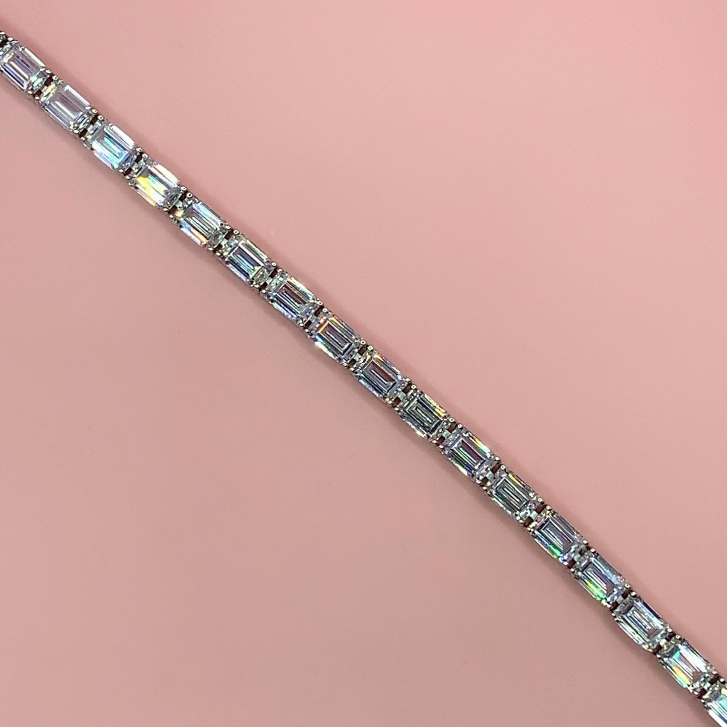 Felicity - Platinum-Plated Bracelet - Ebony Jewellery