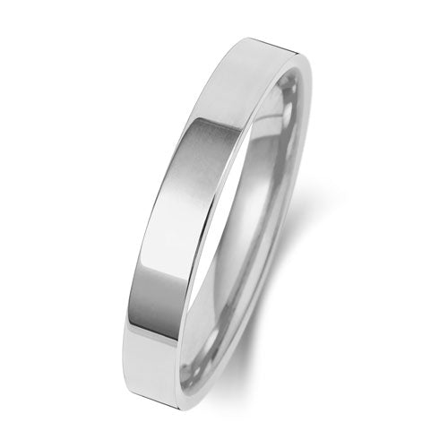 "Flat Court" - Wedding Band - Ebony Jewellery Chichester - Bespoke by Ebony