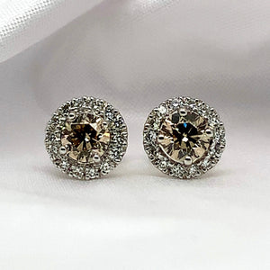 "Flo" - Diamond Earrings - Ebony Jewellery Chichester - Bespoke by Ebony