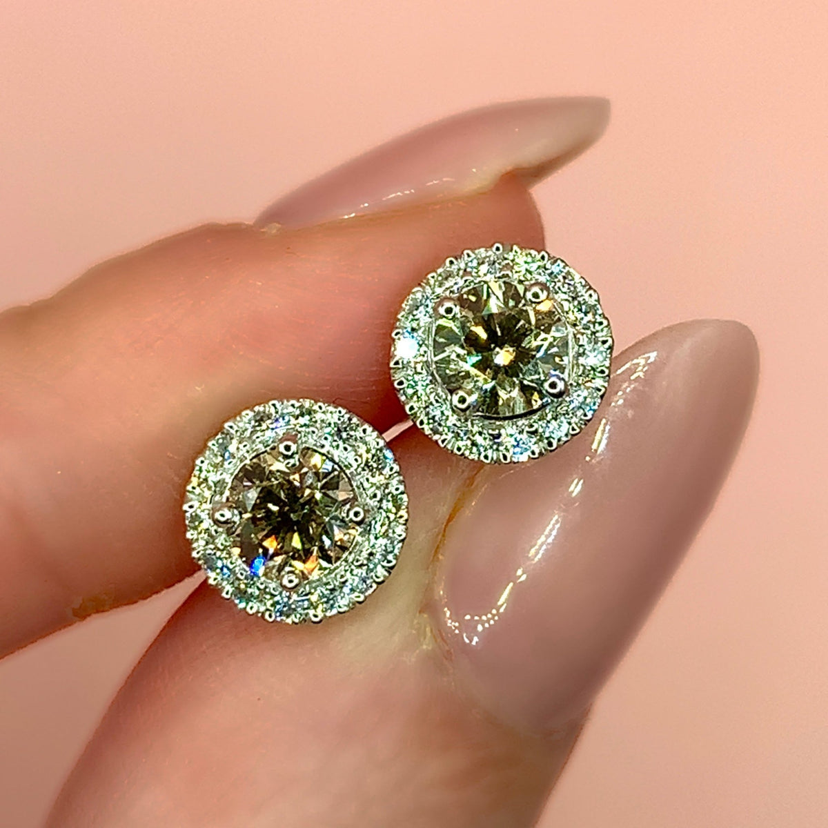 "Flo" - Diamond Earrings - Ebony Jewellery Chichester - Bespoke by Ebony