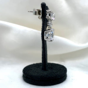 "Francesca" - Platinum-Plated Earring - Ebony Jewellery Chichester - Bespoke by Ebony