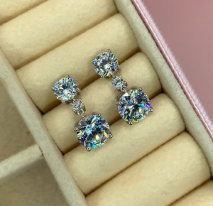 "Francesca" - Platinum-Plated Earring - Ebony Jewellery Chichester - Bespoke by Ebony