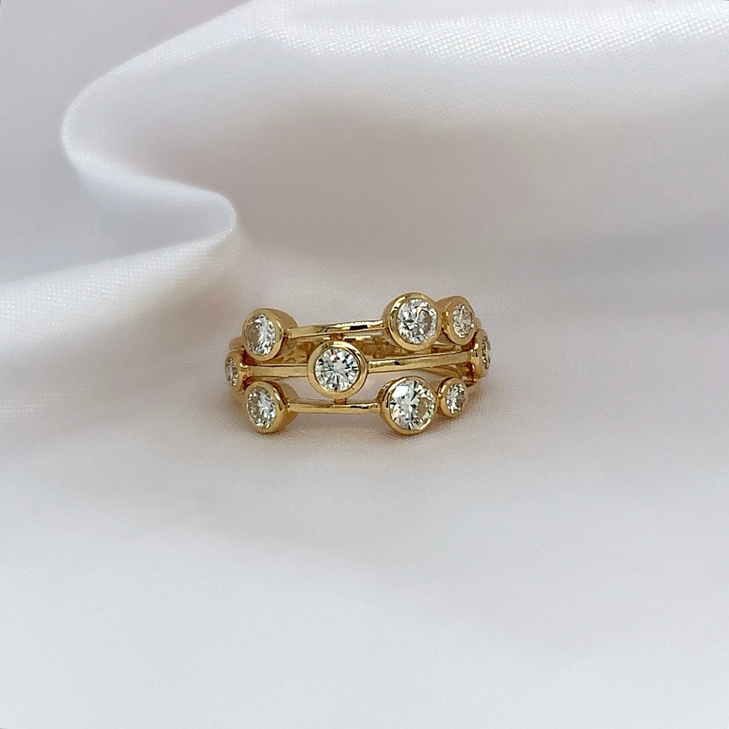 Freya - Diamond Ring - Ebony Jewellery