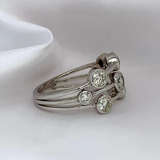 Load image into Gallery viewer, Freya - Diamond Ring - Ebony Jewellery
