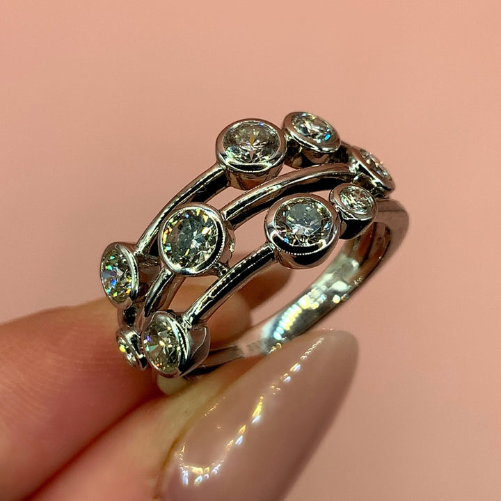 "Freya" - Diamond Ring - Ebony Jewellery Chichester - Bespoke by Ebony