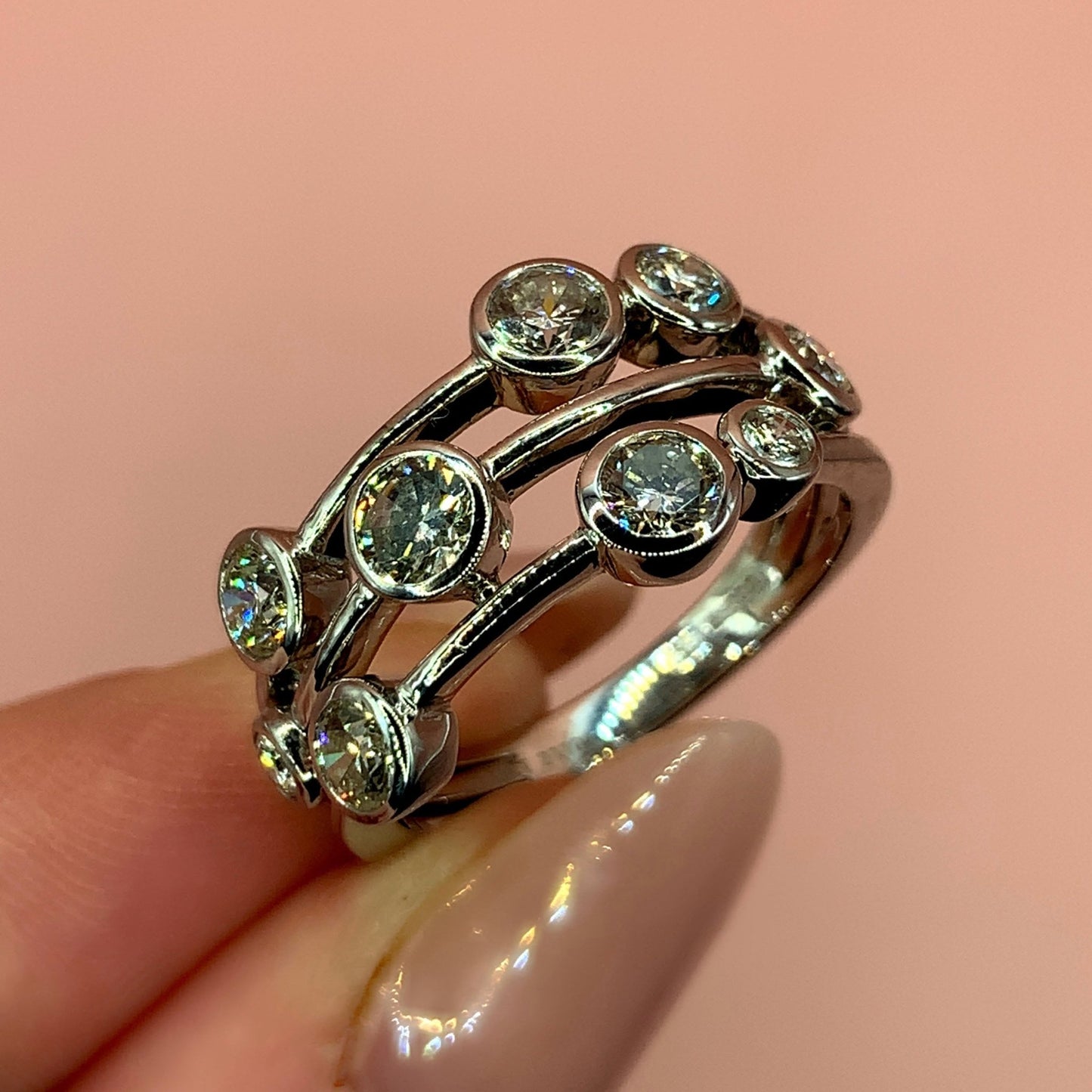Freya - Diamond Ring - Ebony Jewellery