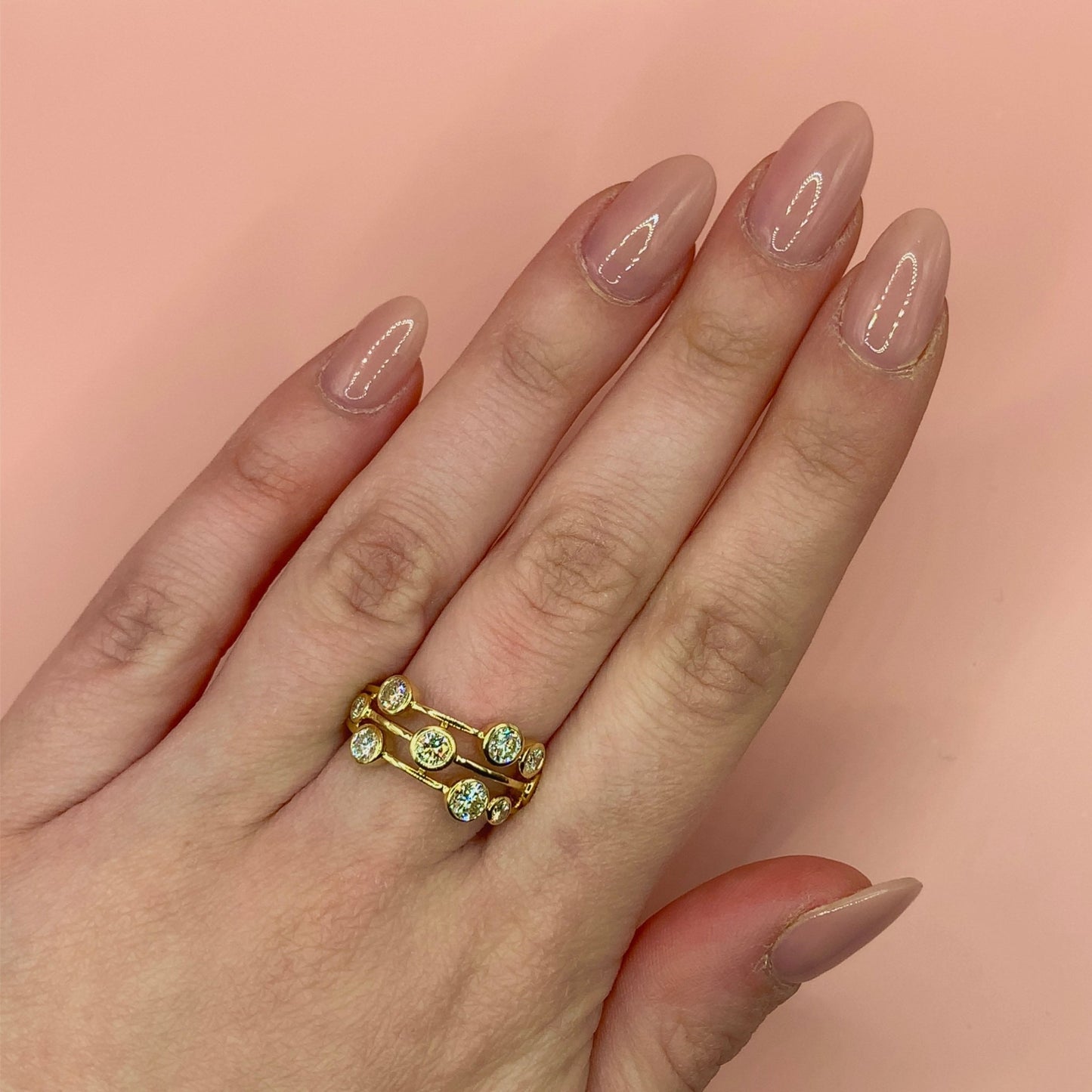 Freya - Diamond Ring - Ebony Jewellery
