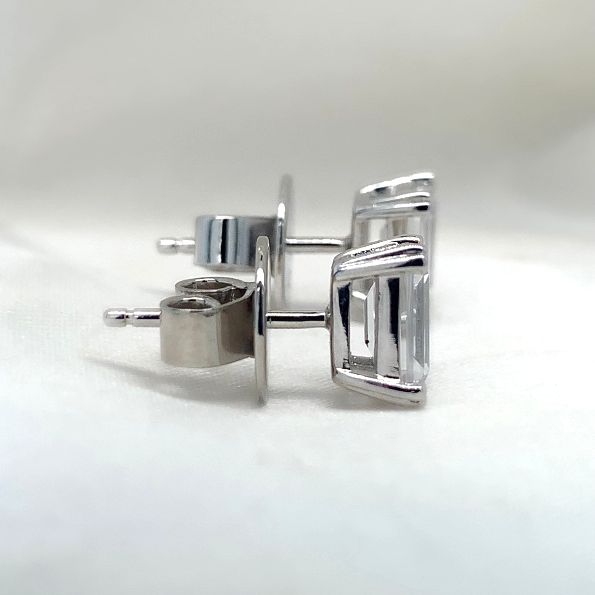 "Gigi" - Platinum-Plated Earring - Ebony Jewellery Chichester - Bespoke by Ebony