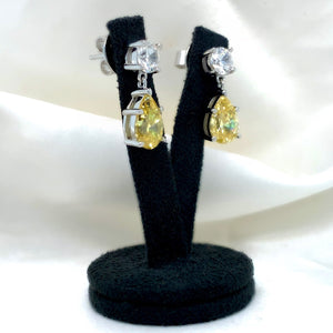 "Hattie" - Platinum-Plated Earring - Ebony Jewellery Chichester - Bespoke by Ebony