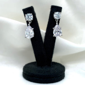 "Hattie" - Platinum-Plated Earring - Ebony Jewellery Chichester - Bespoke by Ebony