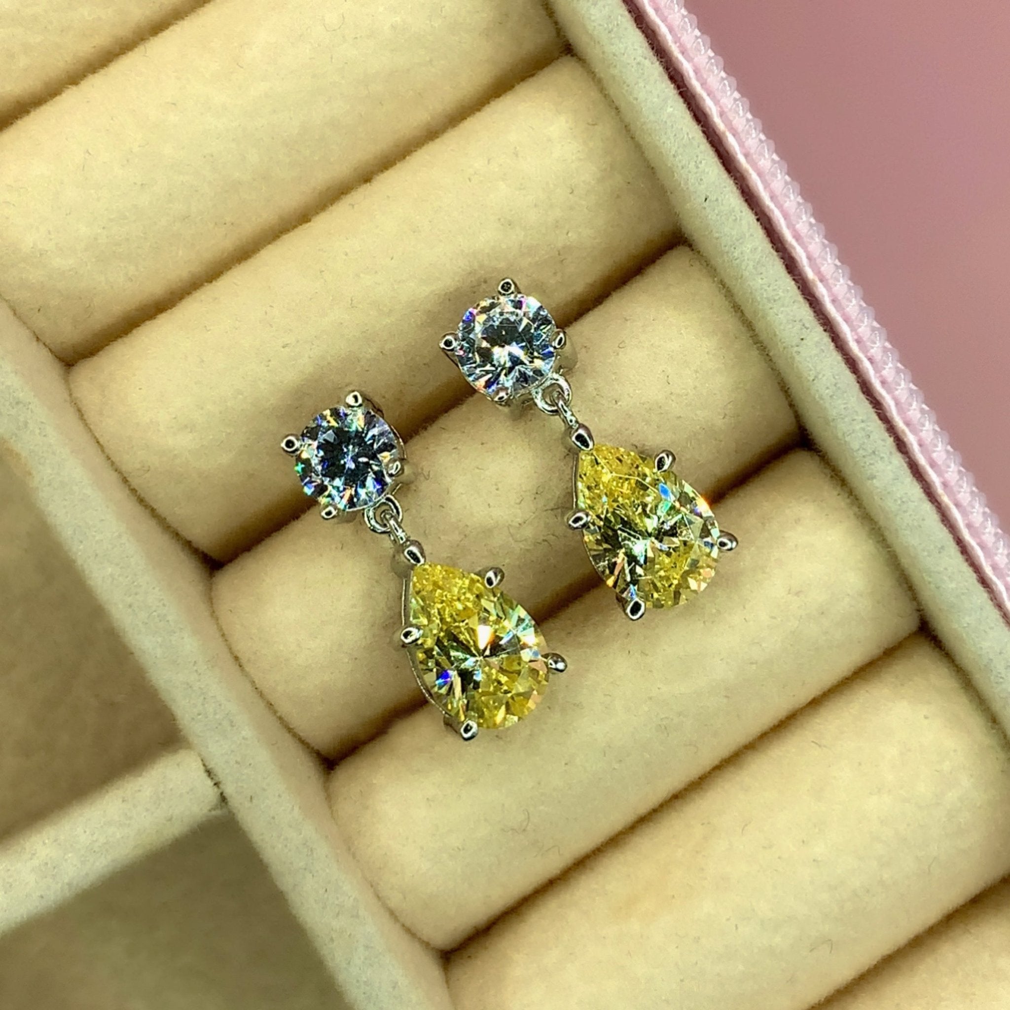 "Hattie" - Platinum-Plated Earring - Ebony Jewellery Chichester - Bespoke by Ebony