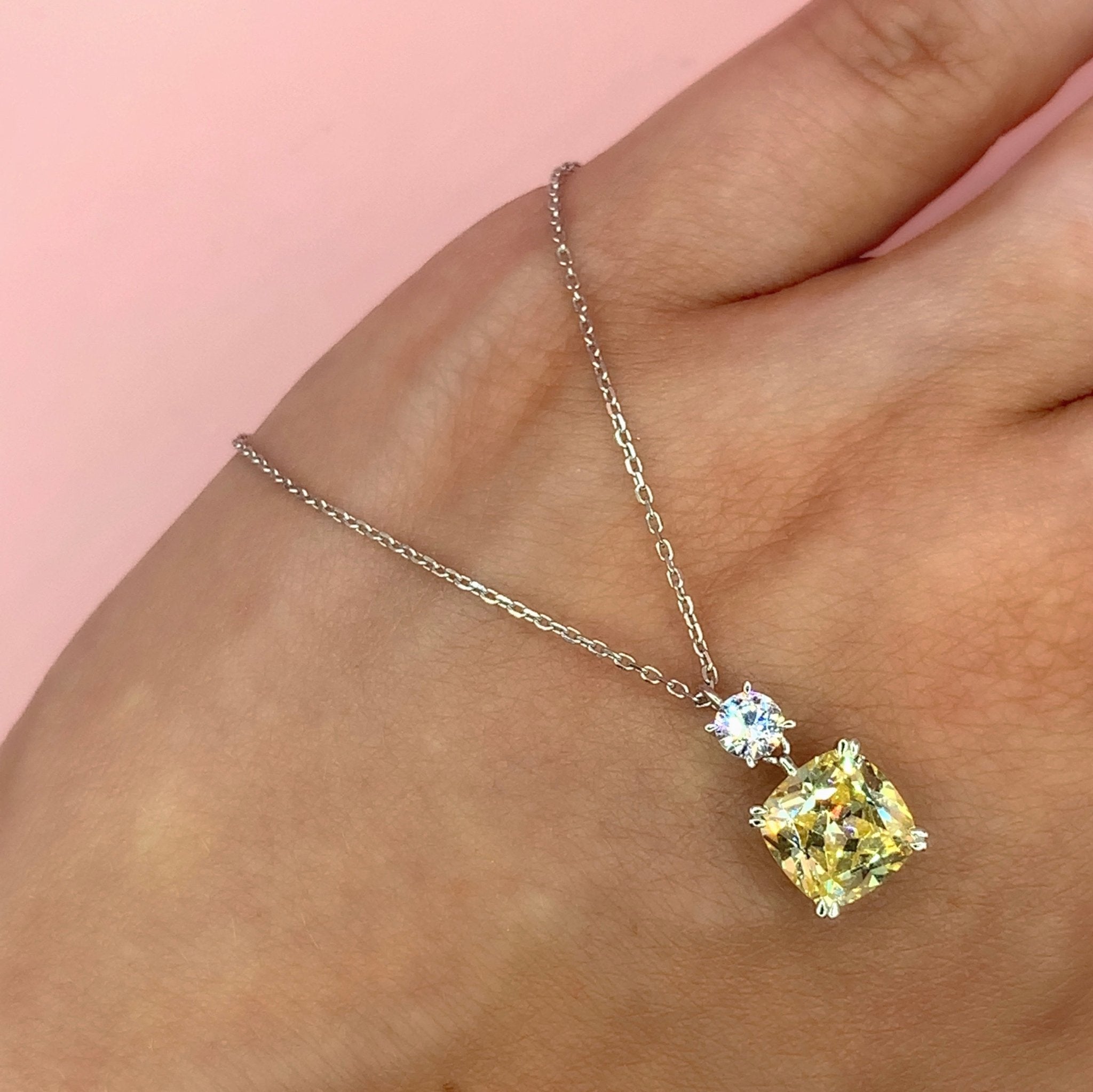 "India" - Platinum-Plated Necklace - Ebony Jewellery Chichester - Bespoke by Ebony