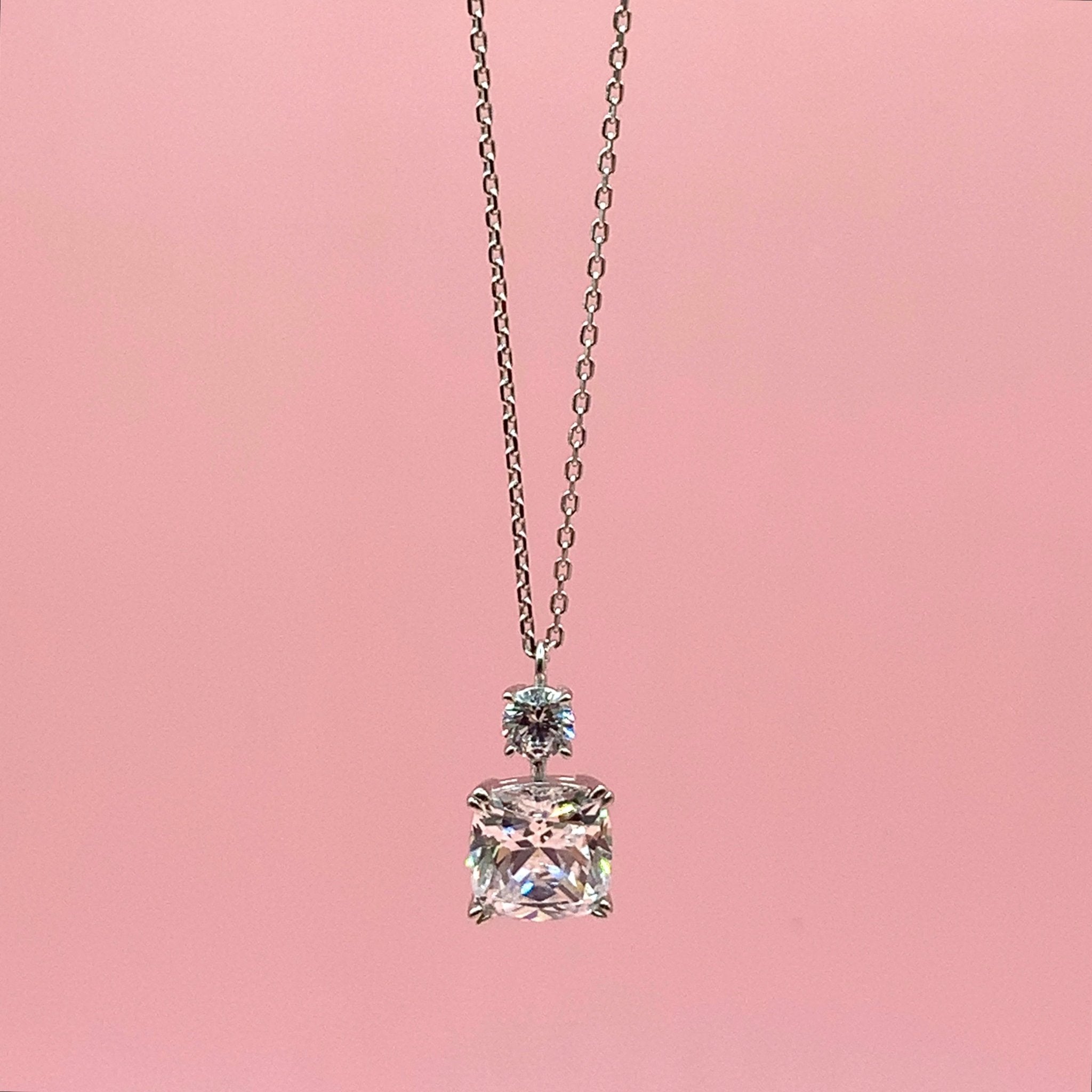 "India" - Platinum-Plated Necklace - Ebony Jewellery Chichester - Bespoke by Ebony