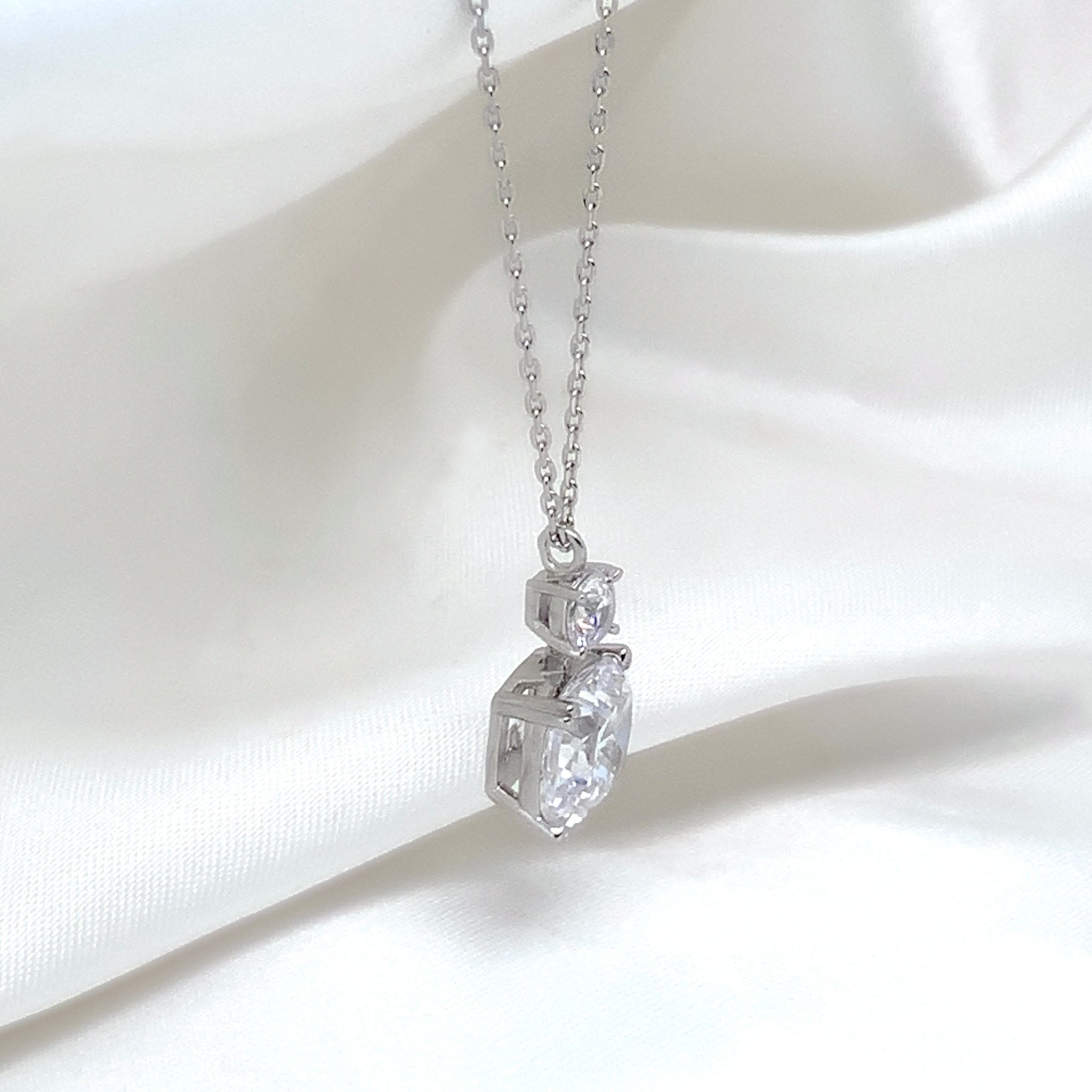 "India" - Platinum-Plated Necklace - Ebony Jewellery Chichester - Bespoke by Ebony