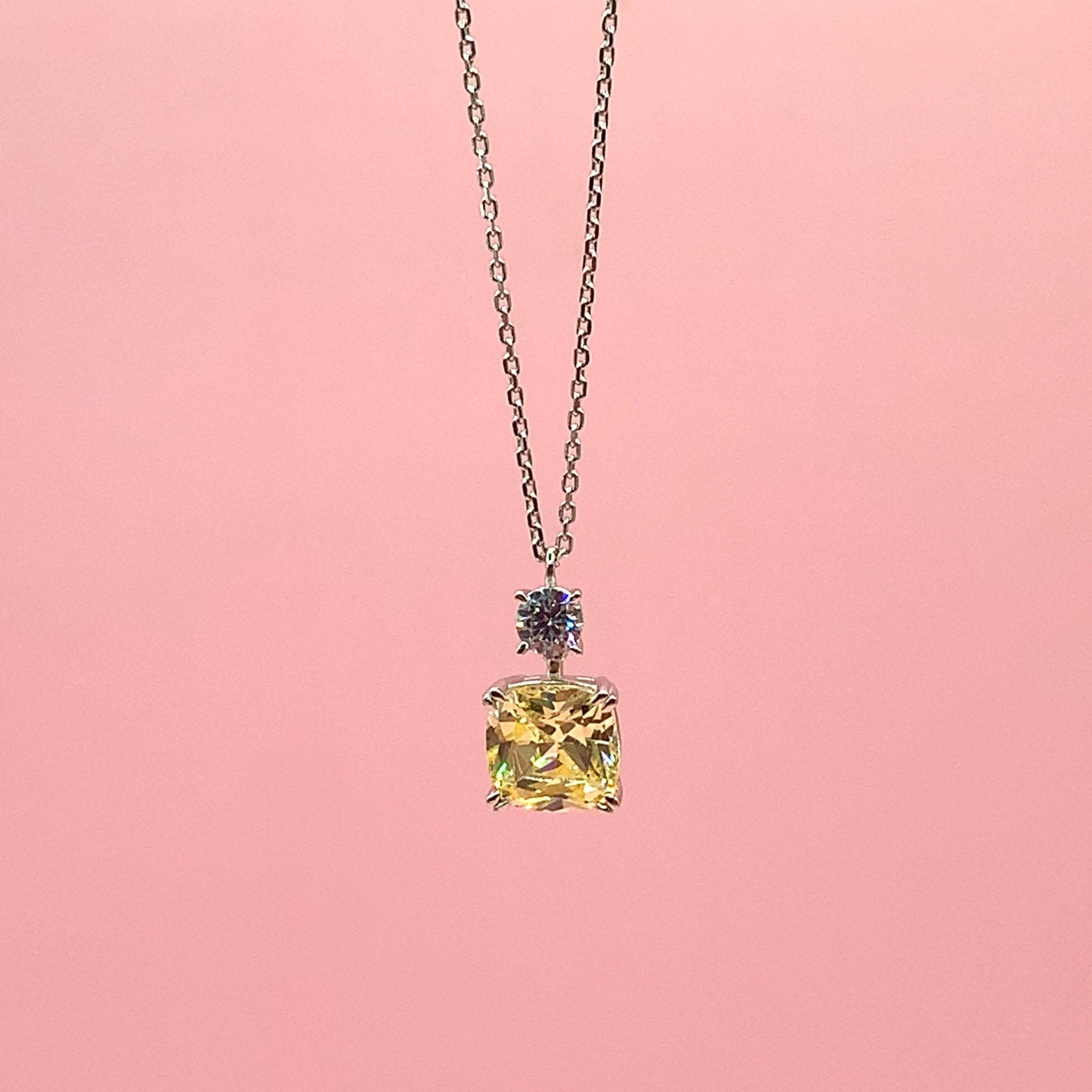 "India" - Platinum-Plated Necklace - Ebony Jewellery Chichester - Bespoke by Ebony