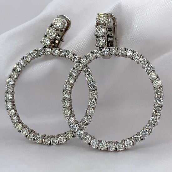 "Isla" - Diamond Earrings - Ebony Jewellery