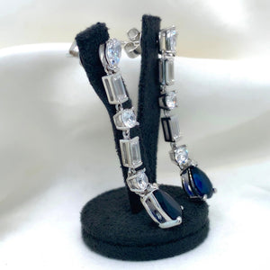 "Juliet" - Platinum-Plated Earring - Ebony Jewellery Chichester - Bespoke by Ebony