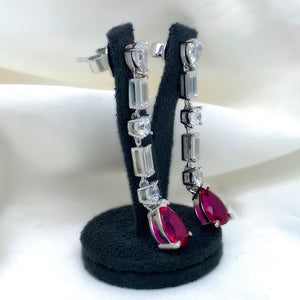 "Juliet" - Platinum-Plated Earring - Ebony Jewellery Chichester - Bespoke by Ebony