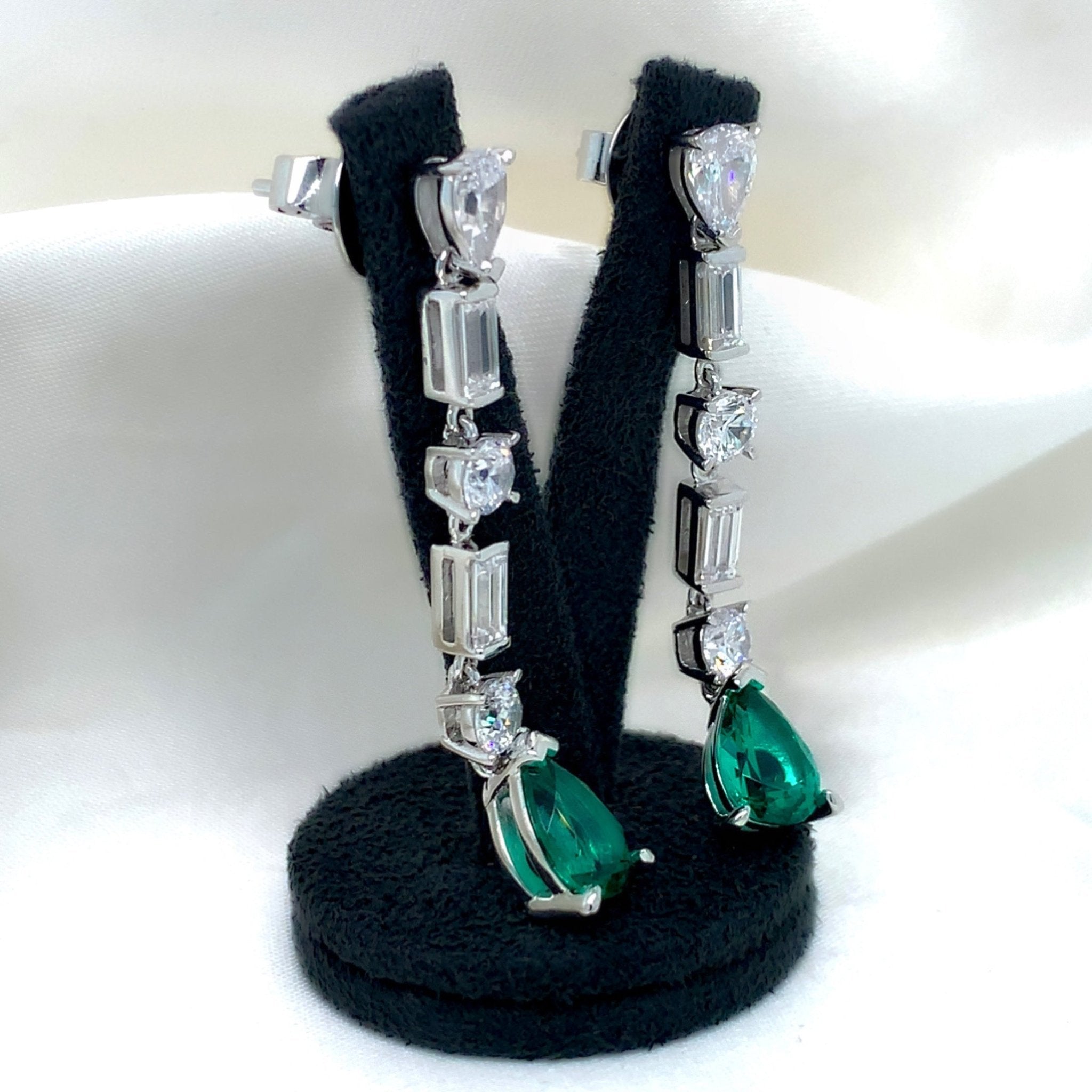 "Juliet" - Platinum-Plated Earring - Ebony Jewellery Chichester - Bespoke by Ebony