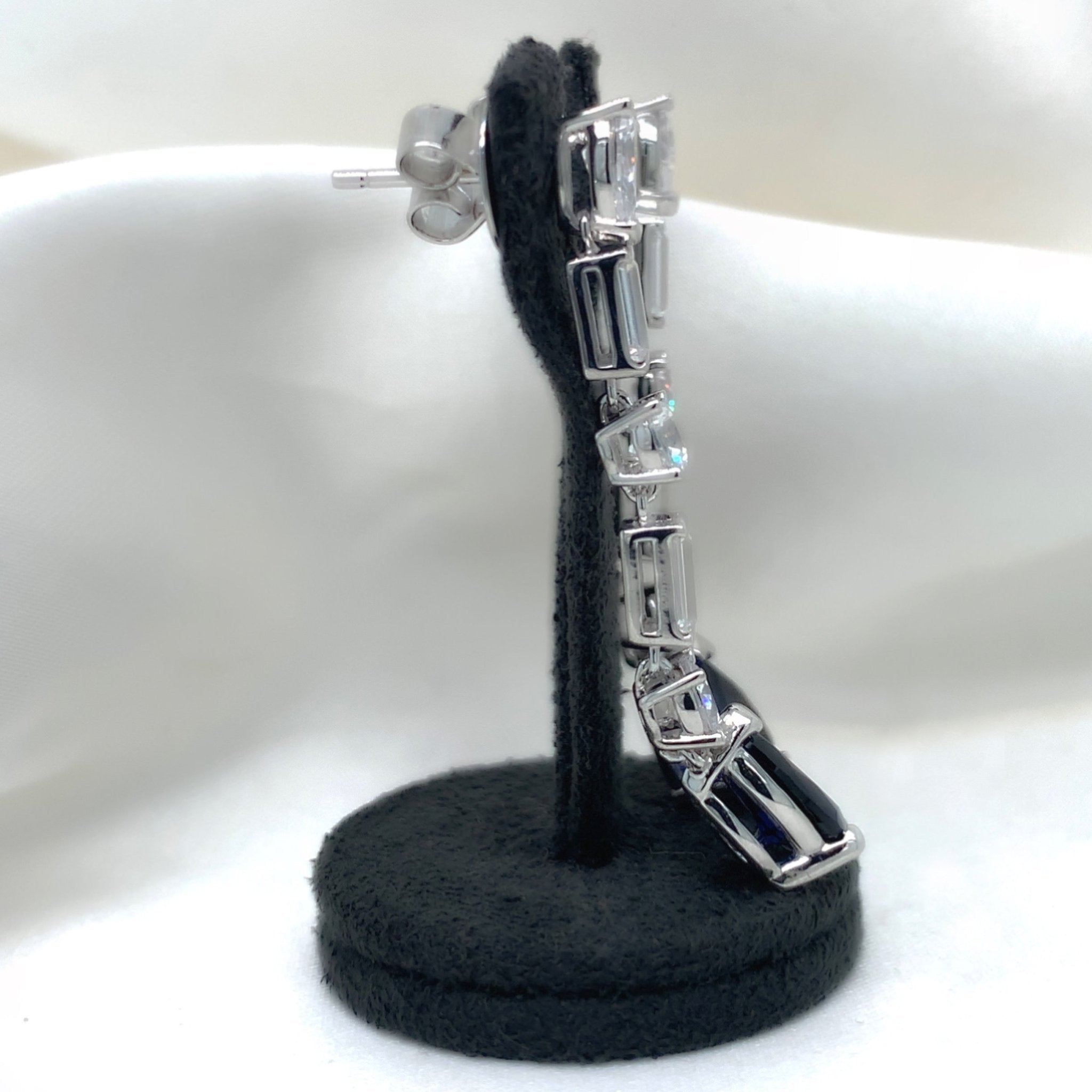 "Juliet" - Platinum-Plated Earring - Ebony Jewellery Chichester - Bespoke by Ebony