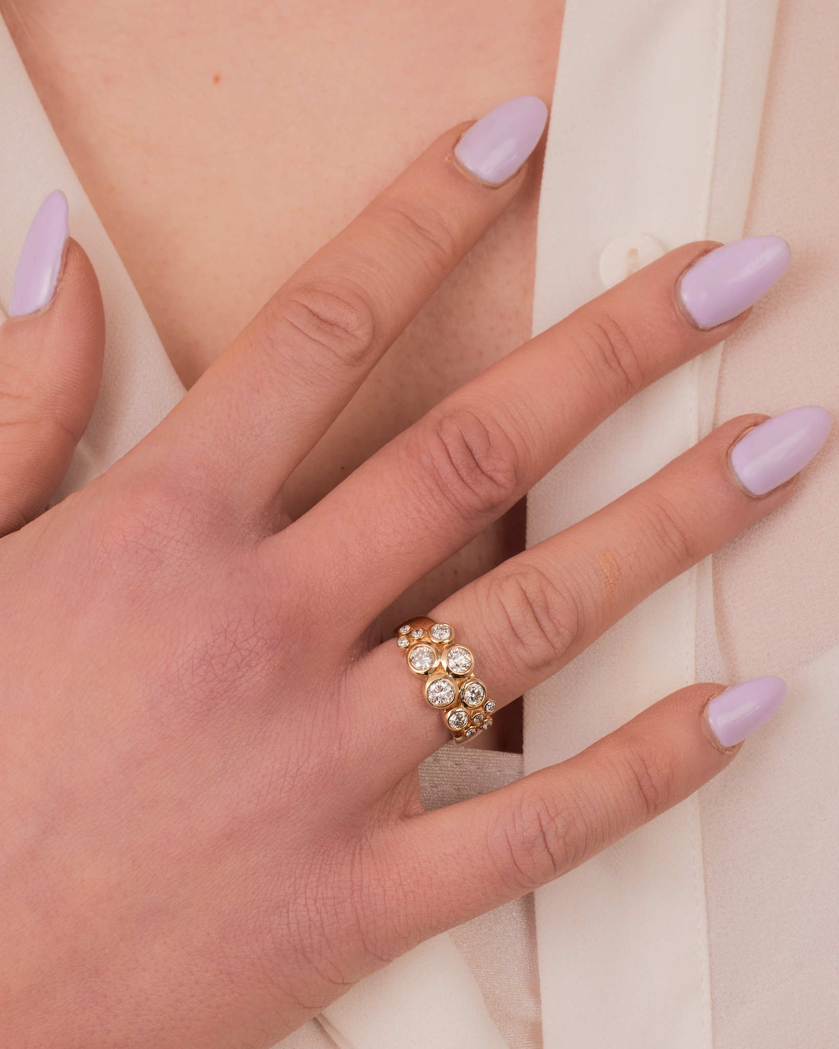 "Louise" - Diamond Ring - Ebony Jewellery Chichester - Bespoke by Ebony