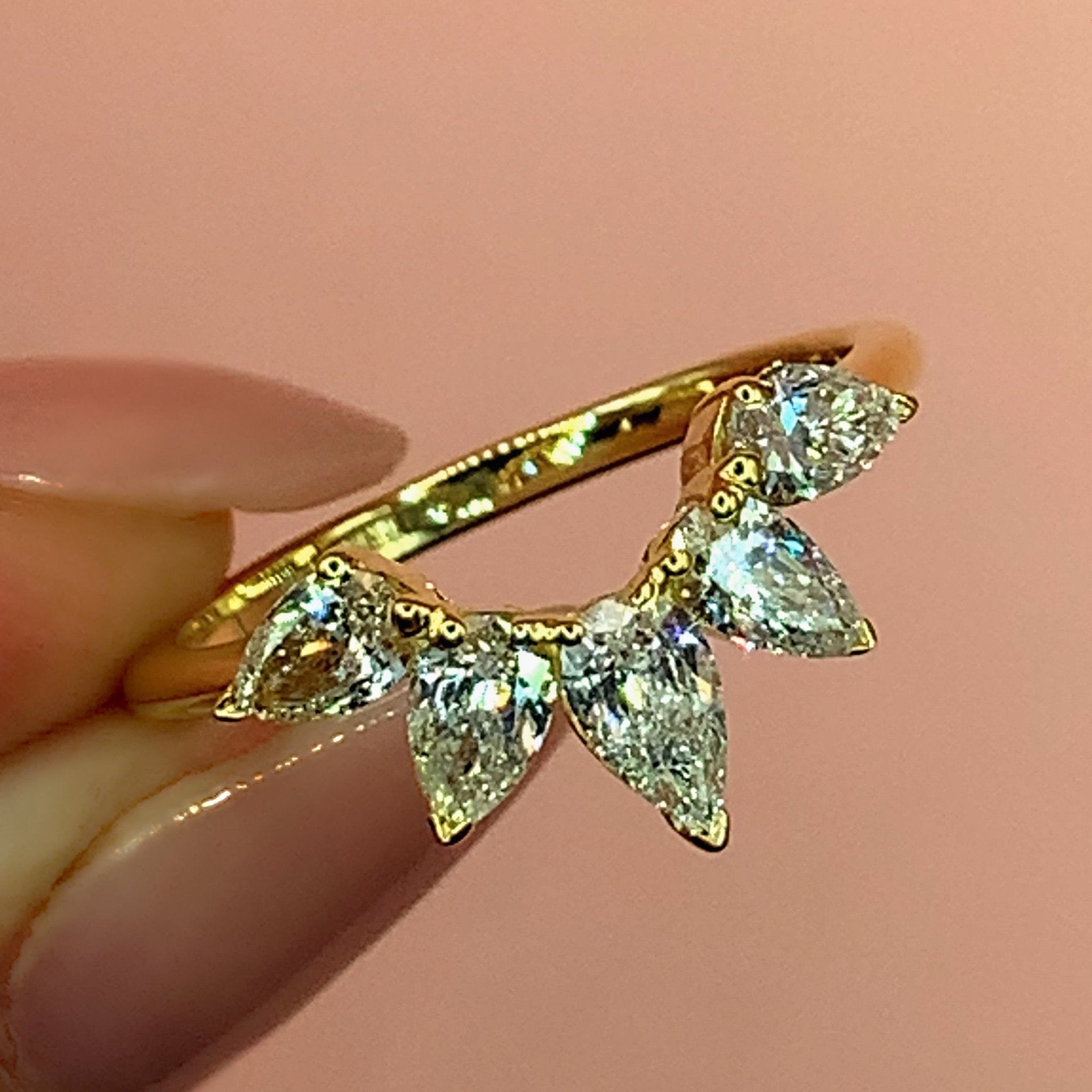 "Lulu" - Diamond Ring - Ebony Jewellery Chichester - Bespoke by Ebony