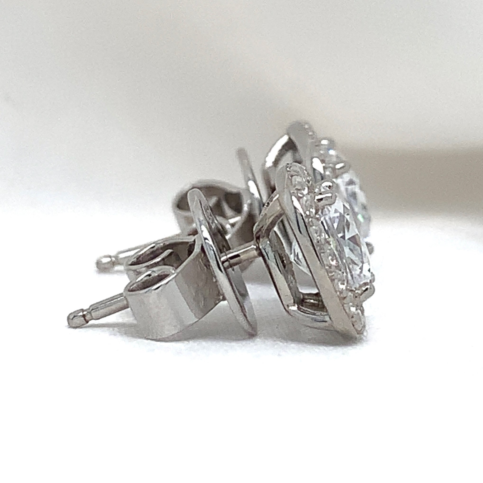 "Madeline" - Platinum-Plated Earring - Ebony Jewellery Chichester - Bespoke by Ebony