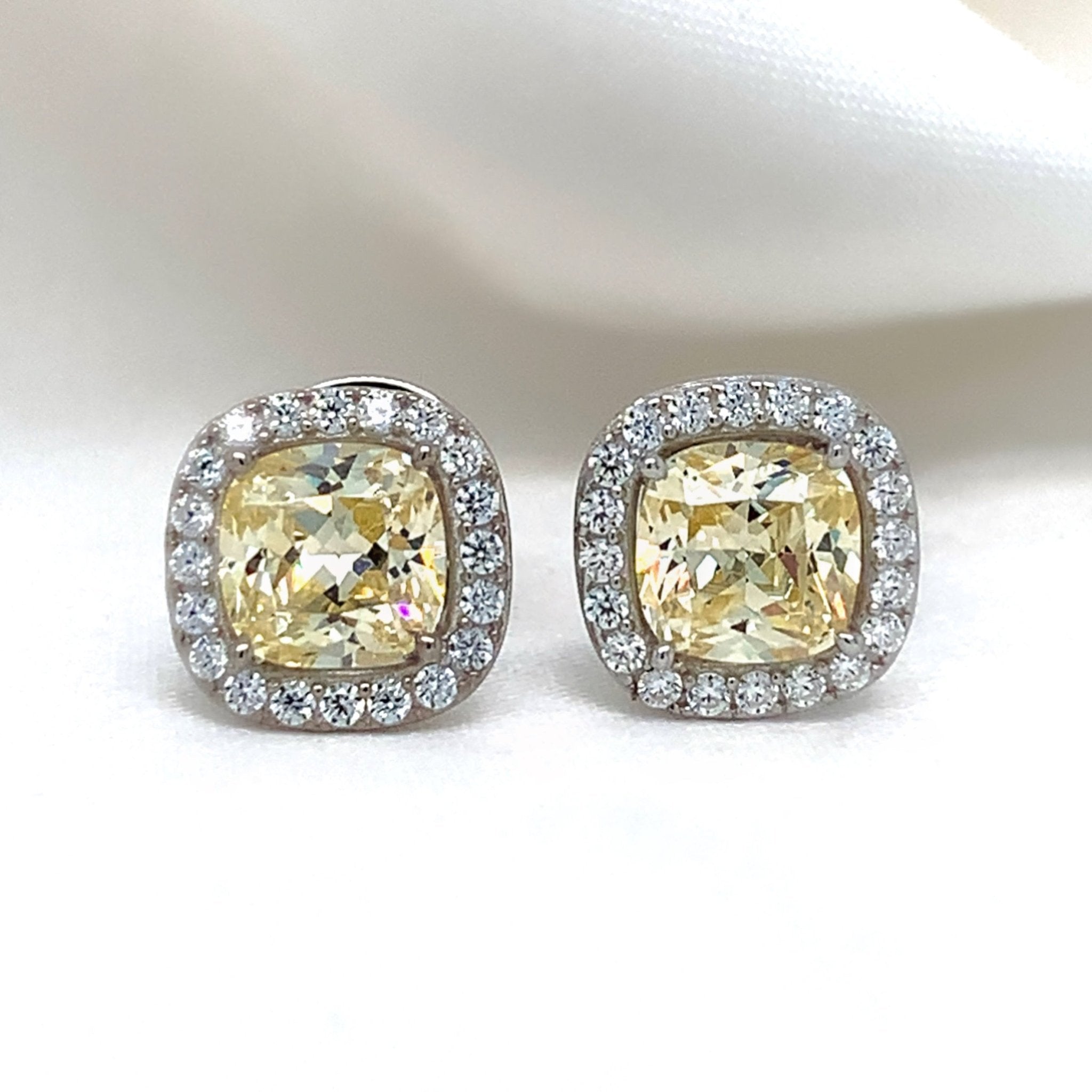 "Madeline" - Platinum-Plated Earring - Ebony Jewellery Chichester - Bespoke by Ebony