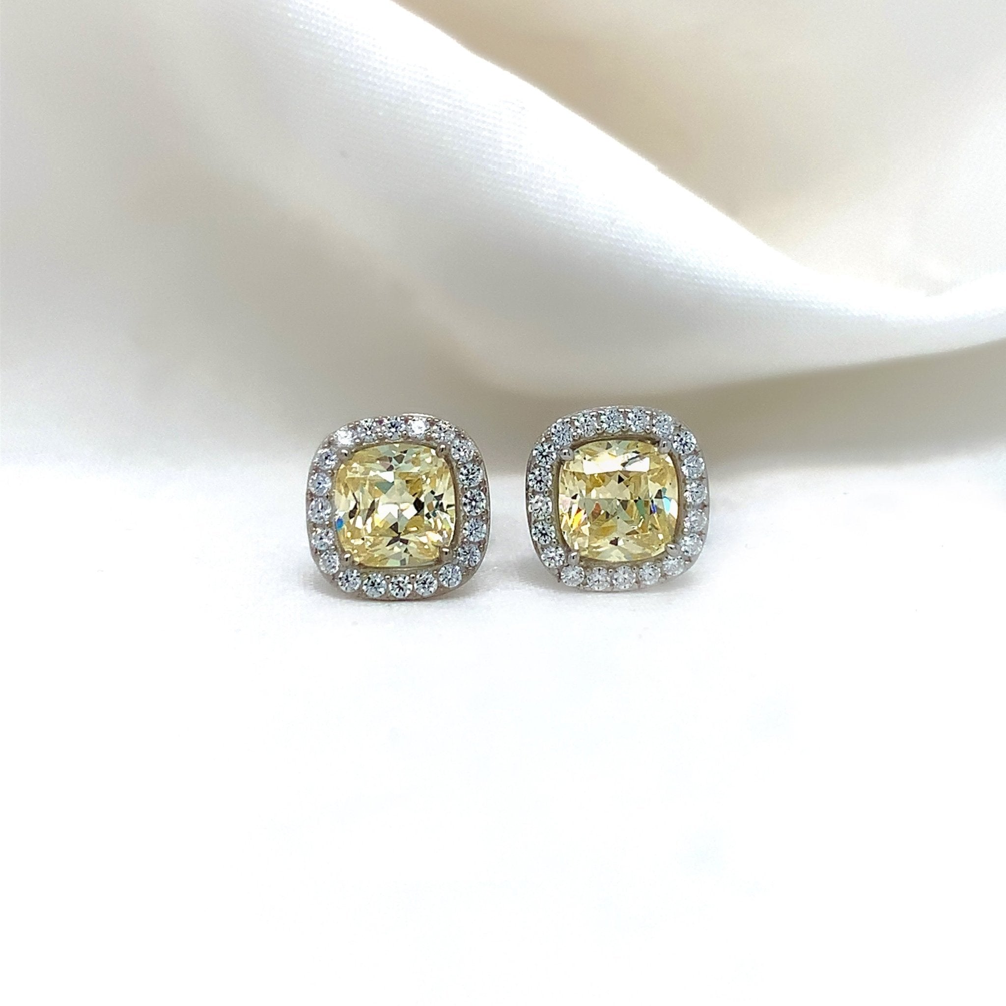 "Madeline" - Platinum-Plated Earring - Ebony Jewellery Chichester - Bespoke by Ebony