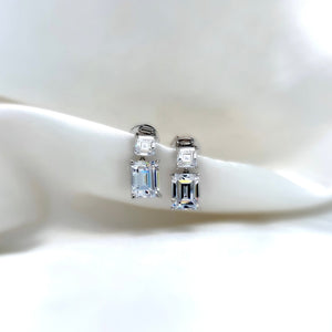 "Martha" - Platinum-Plated Earring - Ebony Jewellery Chichester - Bespoke by Ebony