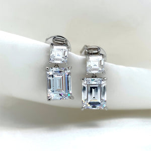 "Martha" - Platinum-Plated Earring - Ebony Jewellery Chichester - Bespoke by Ebony