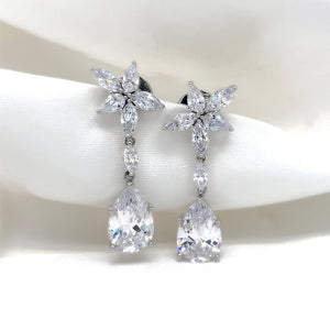 "Matilda" - Platinum-Plated Earring - Ebony Jewellery Chichester - Bespoke by Ebony